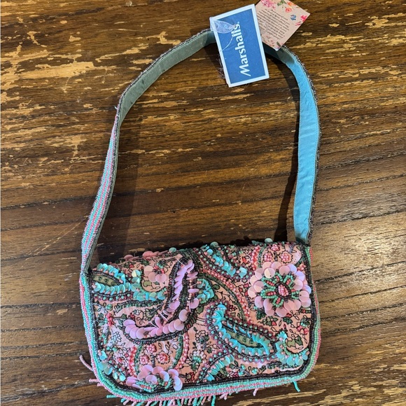 Marshalls Floral Embellished Clutch - Picture 2 of 3